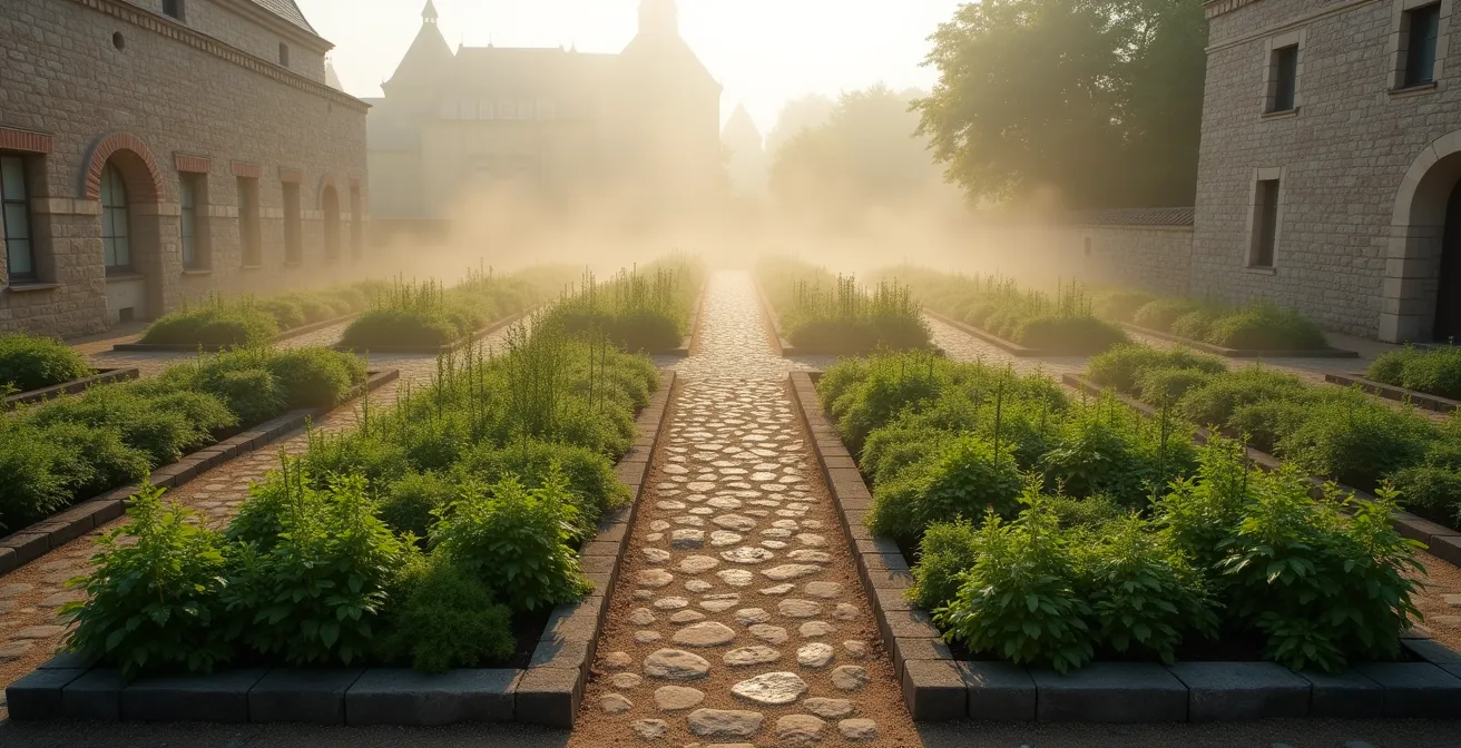 Historische Kräuter aus Frankfurter Klostergärten in natürlichem Licht